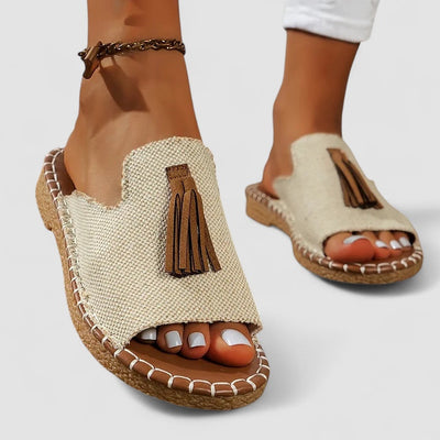 Linnea Malmö™ | Leena - Bekväma och Platta Ortopediska Sandaler