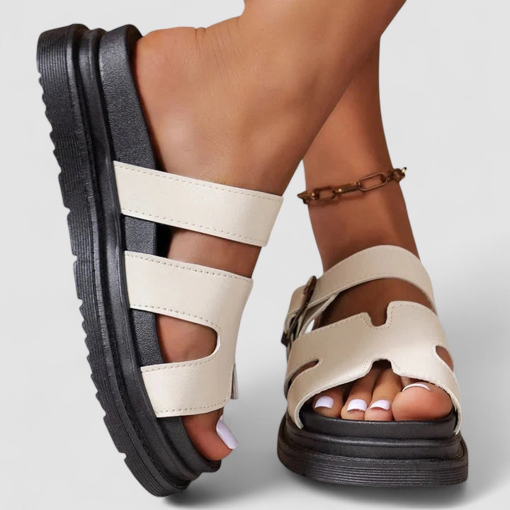 Linnea Malmö.™ | Amaris - Ortopediska sandaler med elegant design – Lyxig komfort i varje steg
