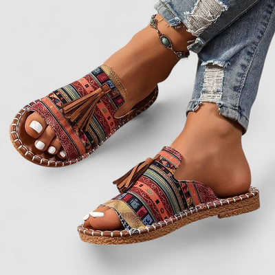 Linnea Malmö™ | Leena - Bekväma och Platta Ortopediska Sandaler