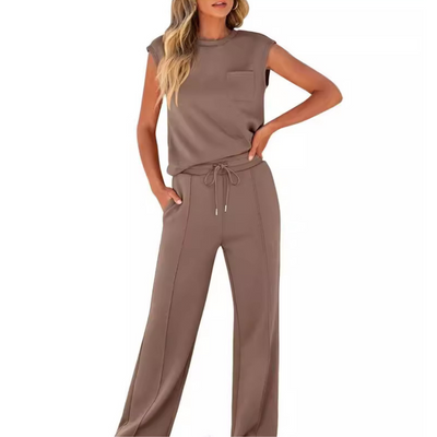 Linnea Malmö™ -  Avslappnad Sommar Mjuk Lounge Co-Ord