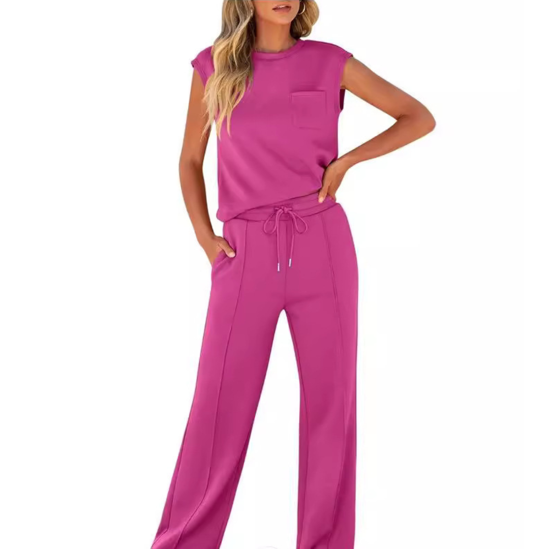 Linnea Malmö™ -  Avslappnad Sommar Mjuk Lounge Co-Ord