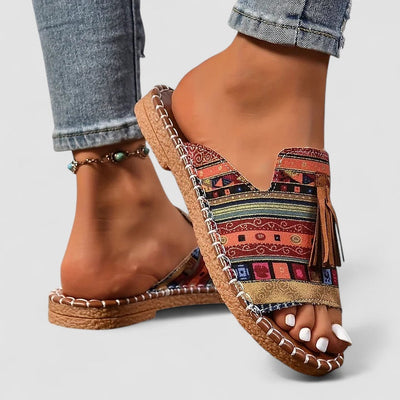 Linnea Malmö™ | Leena - Bekväma och Platta Ortopediska Sandaler