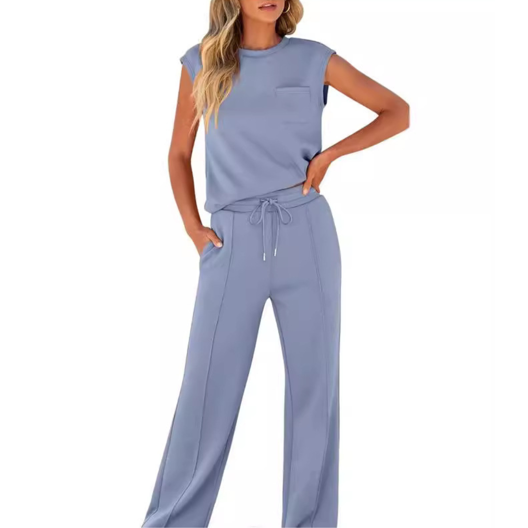 Linnea Malmö™ -  Avslappnad Sommar Mjuk Lounge Co-Ord