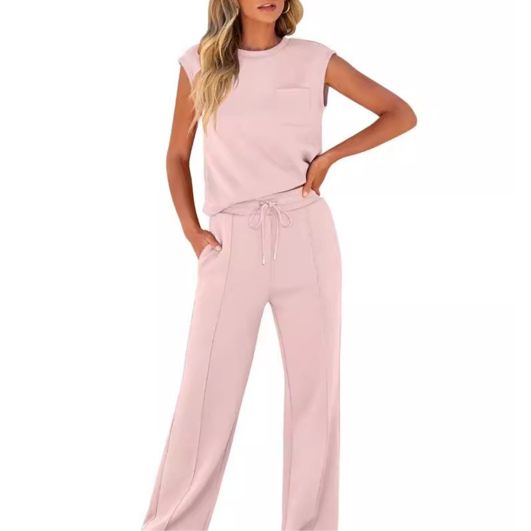 Linnea Malmö™ -  Avslappnad Sommar Mjuk Lounge Co-Ord