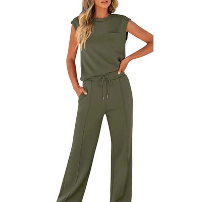 Linnea Malmö™ -  Avslappnad Sommar Mjuk Lounge Co-Ord