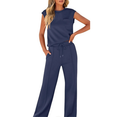 Linnea Malmö™ -  Avslappnad Sommar Mjuk Lounge Co-Ord