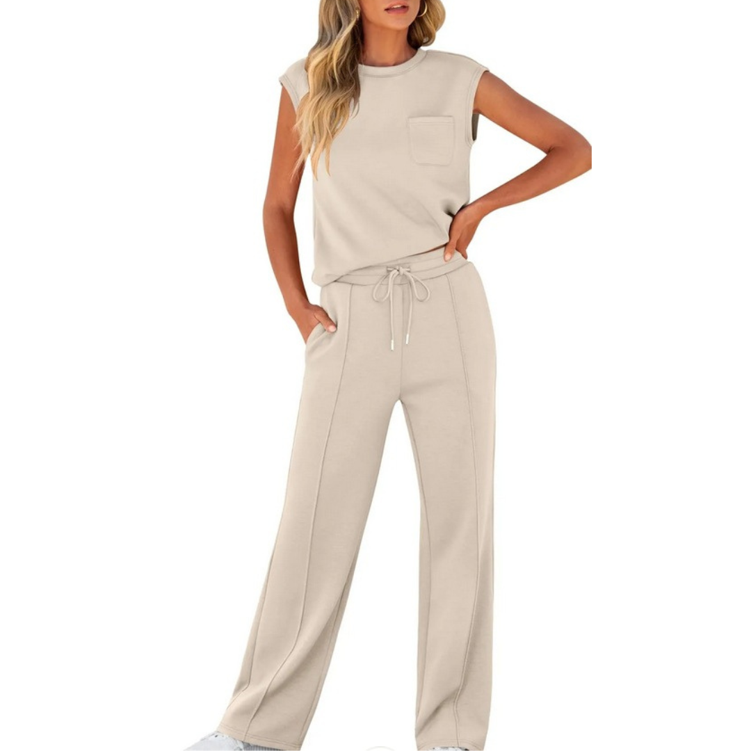 Linnea Malmö™ -  Avslappnad Sommar Mjuk Lounge Co-Ord