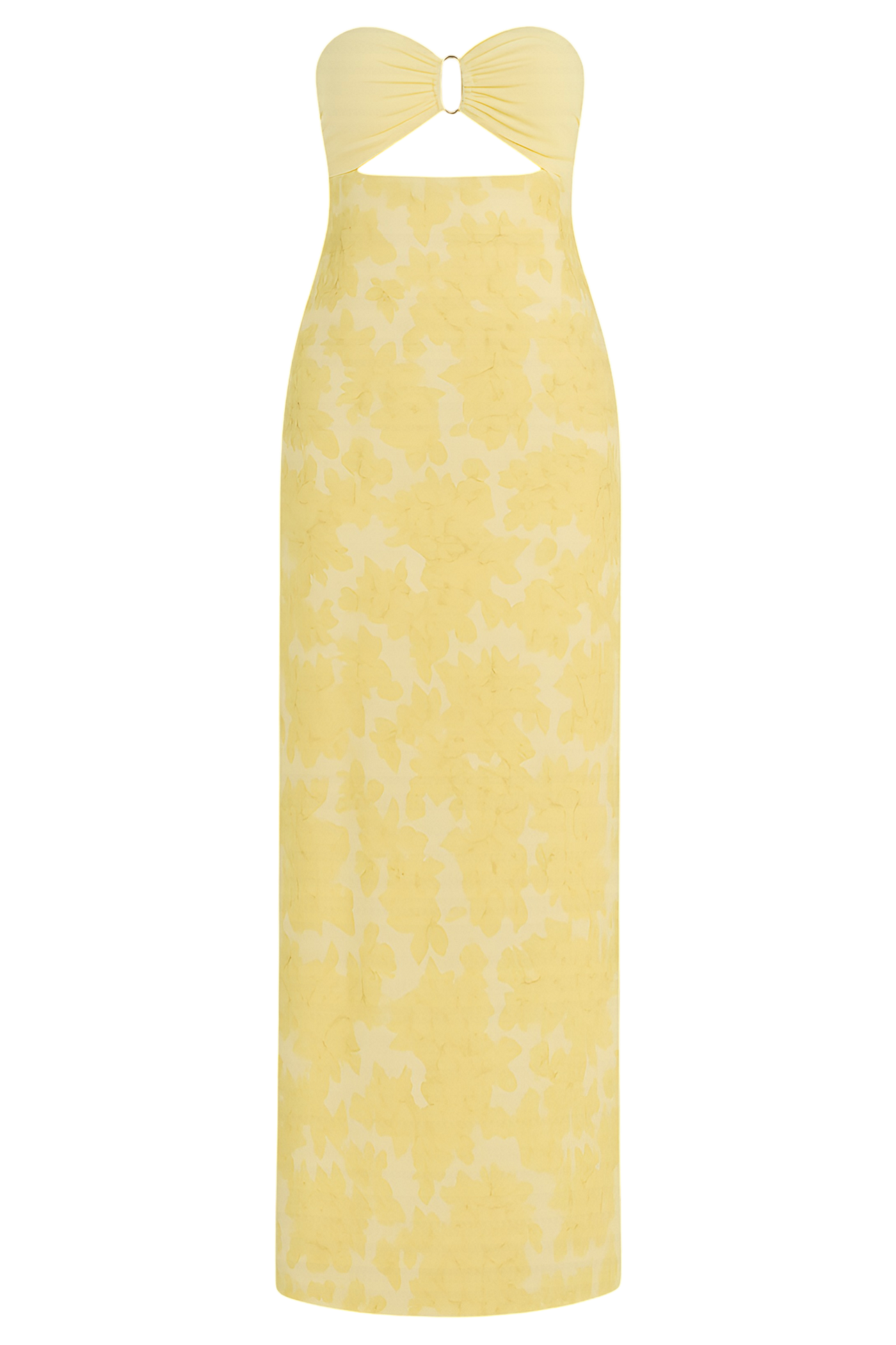 Linnea Malmö™ - Gul Tropicanne Klänning