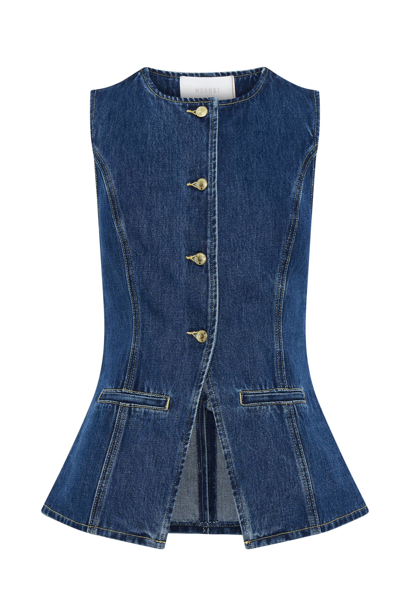 Linnea Malmö™ | Trendigt denimset med knappar
