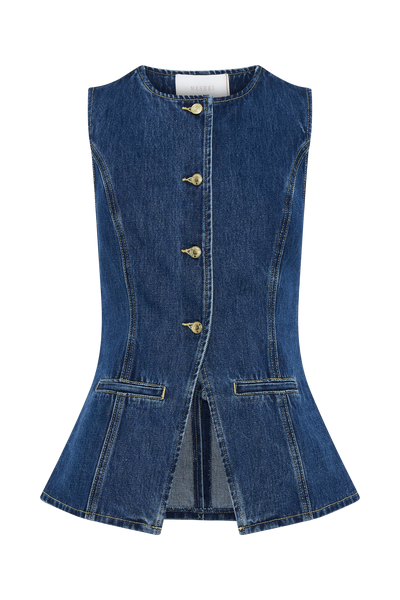 Linnea Malmö™ | Trendigt denimset med knappar