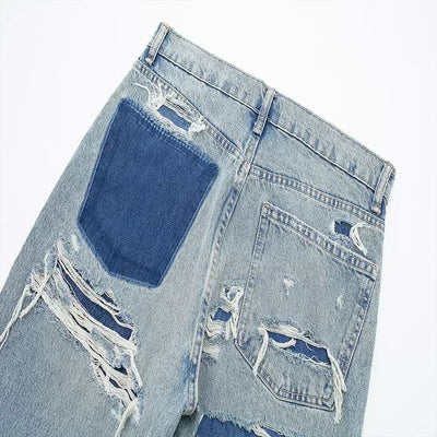 Linnea Malmö™ | Jean Patchwork Zerstört