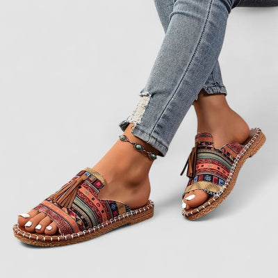 Linnea Malmö™ | Leena - Bekväma och Platta Ortopediska Sandaler