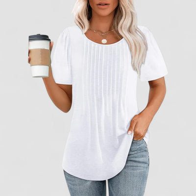 Linnea Malmö™ | Linna – Långärmad blus i mjuk viskos