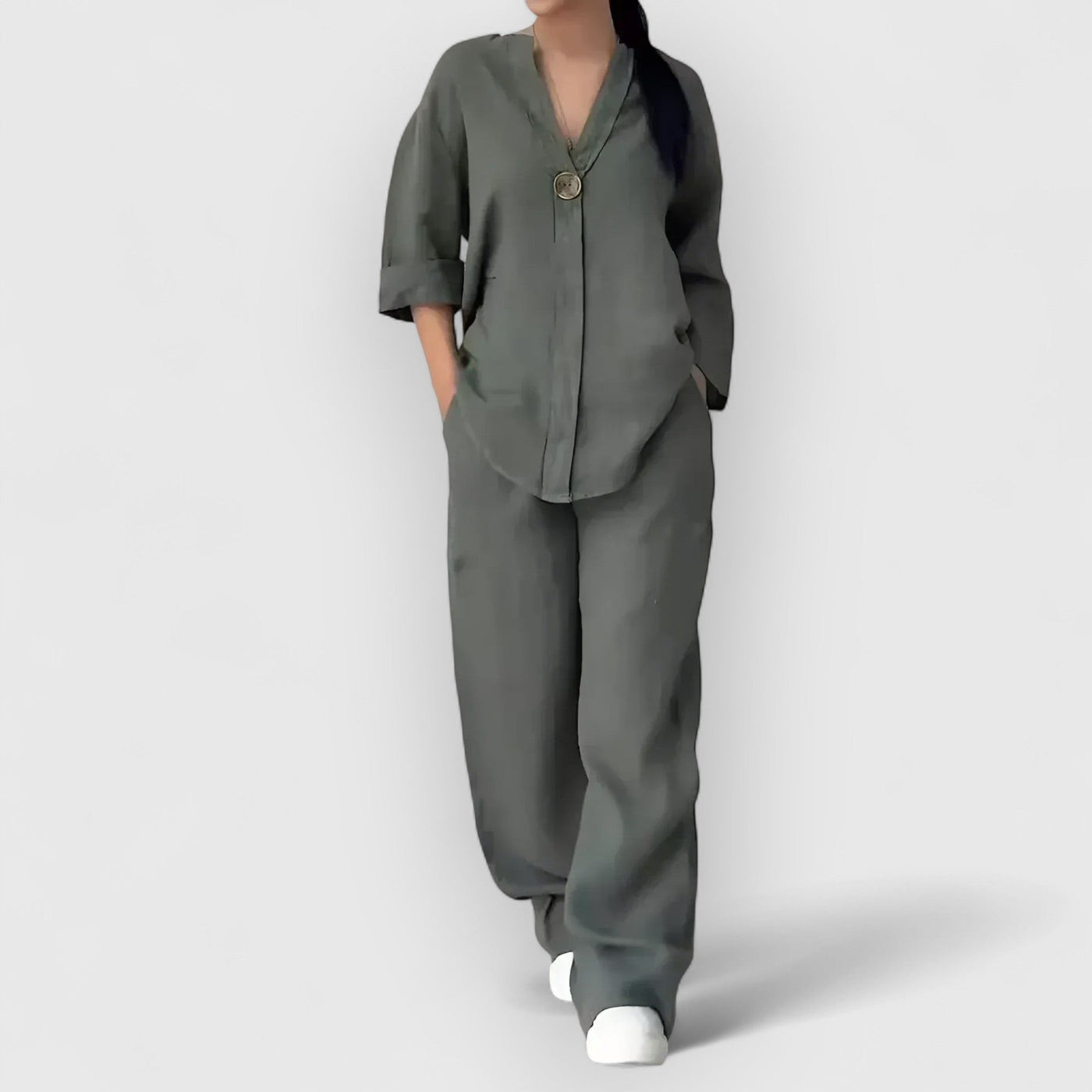 Linnea Malmö™ | Margherita – Tvådelat linneset i avslappnad, elegant stil