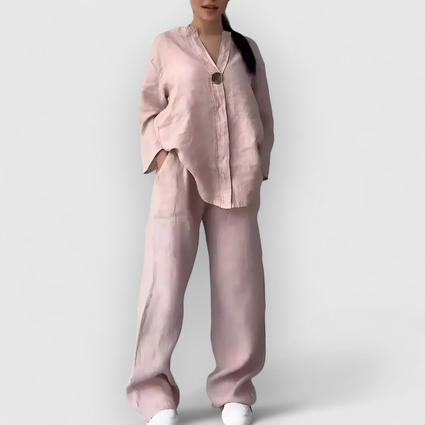 Linnea Malmö™ | Margherita – Tvådelat linneset i avslappnad, elegant stil