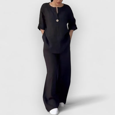 Linnea Malmö™ | Margherita – Tvådelat linneset i avslappnad, elegant stil