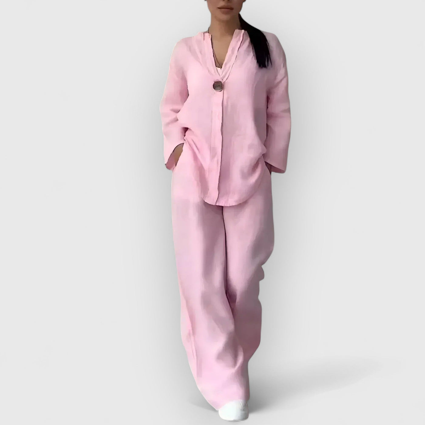 Linnea Malmö™ | Margherita – Tvådelat linneset i avslappnad, elegant stil