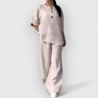 Linnea Malmö™ | Margherita – Tvådelat linneset i avslappnad, elegant stil